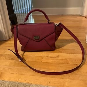 Kate Spade ♠️ Wesley Place suede, medium purse.